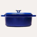 Sürel Parlak Koyu Mavi Yuvarlak Derin Tencere 20 Cm. - Görsel 2