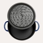 Sürel Parlak Koyu Mavi Döküm Sığ Tencere 28 Cm. - Görsel 3