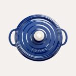 Sürel Parlak Koyu Mavi Döküm Sığ Tencere 28 Cm. - Görsel 4