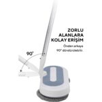 Kumtel Şarjlı Kablosuz Mop Paspas - Güçlü Döner Başlık ve Otomatik Su Püskürtme ile Pratik Ev Temizliği, 0.8L Toz Haznesi - Görsel 4