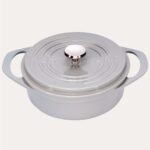 Pot Art Fonksiyonel Kapaklı Gri Derin Döküm Tencere 28 cm