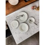 Tulu Porselen 24 Parça 6 Kişilik Yemek Takımı - Çeyiz - Görsel 3