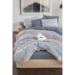 My Story Lastikli Çarşaflı Çift Kişilik Nevresim Takımı Maps - Görsel 2