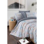 My Story Lastikli Çarşaflı Tek Kişilik Nevresim Takımı Maps