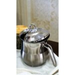 YUNUSOĞLU HOME Paslanmaz Çelik 2.00 Litre Sütlük Sosluk 2 Parça Kapaklı - Görsel 2