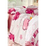 Laliva Çarşafı Lastikli Doğal Sağlıklı Pamuk Ayıcıklı Bear Panda Tek Kişilik Çocuk Nevresim Takımı - Görsel 5