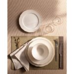 Madame Coco Delron Altın Yaldızlı 6 Kişilik 24 Parça Yemek Takımı - Beyaz/gold - Görsel 2