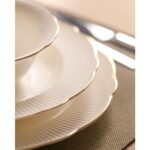 Madame Coco Delron Altın Yaldızlı 6 Kişilik 24 Parça Yemek Takımı - Beyaz/gold - Görsel 3