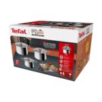 Tefal Optispace Çelik Tencere Seti - 6 Parça - Görsel 2