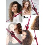 Ergin Group Afro Dalga Saç Maşası  Profesyonel Saç Şekillendirici Wag  Maşa 9 mm Ince Bukle - Görsel 4