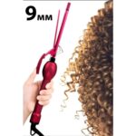 Ergin Group Afro Dalga Saç Maşası  Profesyonel Saç Şekillendirici Wag  Maşa 9 mm Ince Bukle - Görsel 5