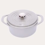 Pot Art Fonksiyonel Kapaklı Gri Derin Döküm Tencere 24 cm