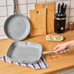 Karaca Biogranit Nare Tava Grill Set Blue - Görsel 3