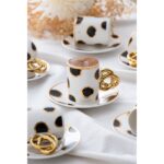 Acar Valencia 6 Kişilik Kahve Fincanı Takımı - 90 Ml - Görsel 2