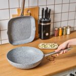 Karaca Biogranit Nare Wok - Grill Set Blue - Görsel 2