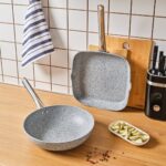 Karaca Biogranit Nare Wok - Grill Set Blue - Görsel 4