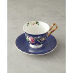 English Home Vanilla New Bone China 4 Parça 2 Kişilik Çay Fincanı Takımı Lacivert - Görsel 2