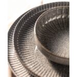 Madame Coco Prendre 6 Kişilik 24 Parça Yemek Takımı - Koyu Gri - Görsel 5