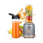 Yui M18 3 In 1 Kişisel Smoothie Retro Blender -Öğütücü-Cam Doğrayıcı Koyu Gri (Yui Türkiye Garantili) - Görsel 2