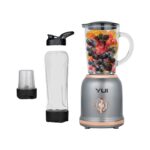 Yui M18 3 In 1 Kişisel Smoothie Retro Blender -Öğütücü-Cam Doğrayıcı Koyu Gri (Yui Türkiye Garantili) - Görsel 3