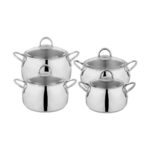 Schafer New Trendy 8 Prç Çelik Tencere Seti