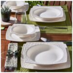 Güral Porselen Güral Vıvente 24 Parça 6 Kişilik Bone Yemek Takımı