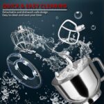 Sasa Rocoo Stand Mikser 1500W 7.5 QT (7,1 LT) Tilt-Head Elektrikli Mutfak Şefi (Türkiye Garantili) - Görsel 5