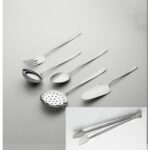 Nehir Sultan Servis Takımı - Kepçe Kevgir Kaşık Seti 6 Parça - Görsel 2