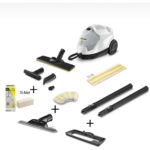 Karcher Sc 4 Easyfix  + Cam Temizleme Aparatı+ Halı Başlığı+ 15 Adet Mikrofiber Bez