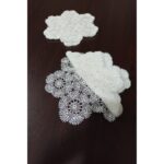 Arzum Çeyiz Çapa Ipi Ile Yapılmış El Işi Iğne Oyası 6 Parça Çapa Yatak Odası Takımı -Papatya Model