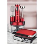 Goldmaster Platinium Kırmızı Elektrikli Mutfak Çeyiz Seti 4 Lü Evlilik Paketi - Görsel 3