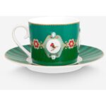 Pip Studio Love Birds Yeşil Porselen Çay Fincanı 200 ml - Görsel 2