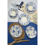 Tabak Evi Porselen Flower Yemek Takımı 6 Kişilik 24 Parça