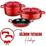 Lava Döküm 3x Trendy Serisi 6 Parça Tencere Seti