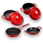 Lava Döküm 4x Trendy Serisi 7 Parça Tencere & Tava Seti - Görsel 2