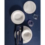 Madame Coco Claire 6 Kişilik 24 Parça Yemek Takımı - Gri/beyaz