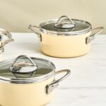 Karaca Erva Emaye Indüksiyon Tabanlı 6 Parça Midi Tencere Seti Krem - Görsel 3