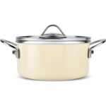 Karaca Erva Emaye Indüksiyon Tabanlı 6 Parça Midi Tencere Seti Krem - Görsel 5