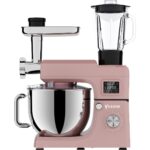 Yasomi Sm 1511BML LED Ekran Tartı Özellikli Kıyma Çekme Aparatlı Blender Stand Mikser Mutfak Şefi - Görsel 4