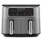 Karaca Air Pro Cook Duo Ev Yemeği Xxxl 8 Litre Airfryer Cool Gray 8 Kişilik