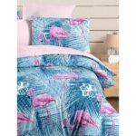 My Story Lastikli Çarşaflı Çift Kişilik Nevresim Takımı Flamingo - Görsel 3