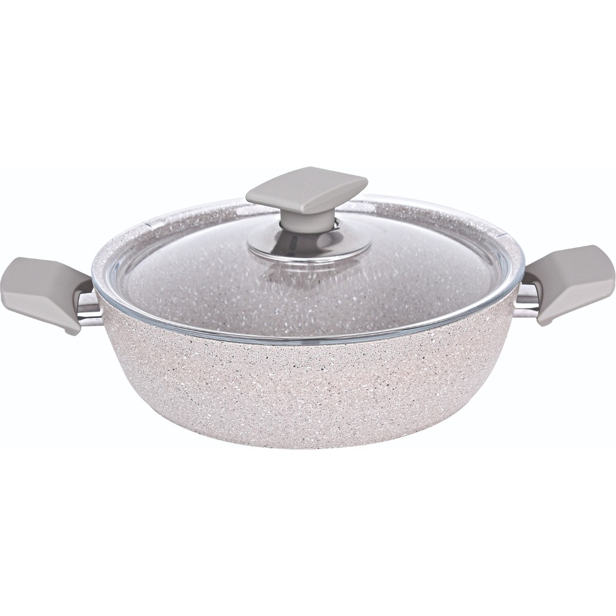 110000667690807-1.jpg Fms Safir Granit Basık Tencere No:30 Bej - Görsel 1