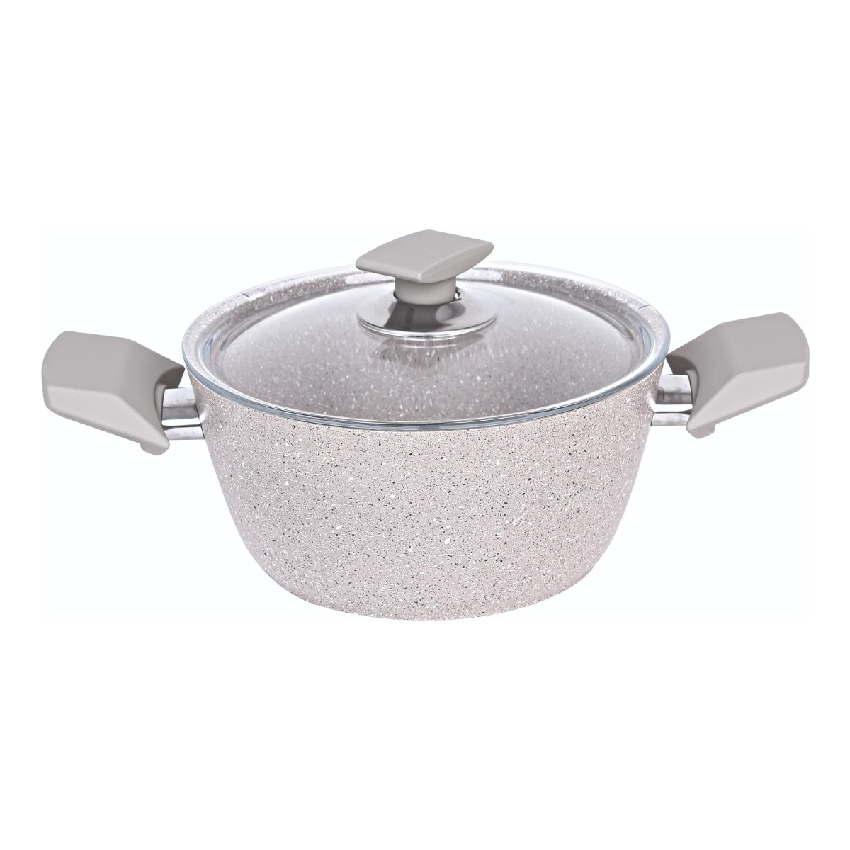 110000667699451-1.jpg Fms Safir Granit Derin Tencere No:24 Bej - Görsel 1