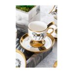 Acar Tamara 6 Kişilik Kahve Fincanı Takımı HXF-05092 - Görsel 2