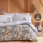 Yataş Amy Çift Kişilik Ranforce Nevresim Takımı - Turuncu