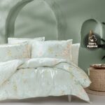 Yataş Merri Çift Kişilik Ranforce Nevresim Takımı - Açık Yeşil