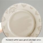 Karaca Bone Collection Siena 53 Parça 12 Kişilik Yemek Takımı Gold - Görsel 3