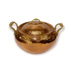 Efemir Dövme Bakır Trabzon Güveci 22 cm