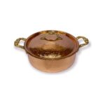 Efemir Dövme Bakır Düz Tencere 21 cm - Görsel 2