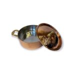 Efemir Dövme Bakır Düz Tencere 21 cm - Görsel 3